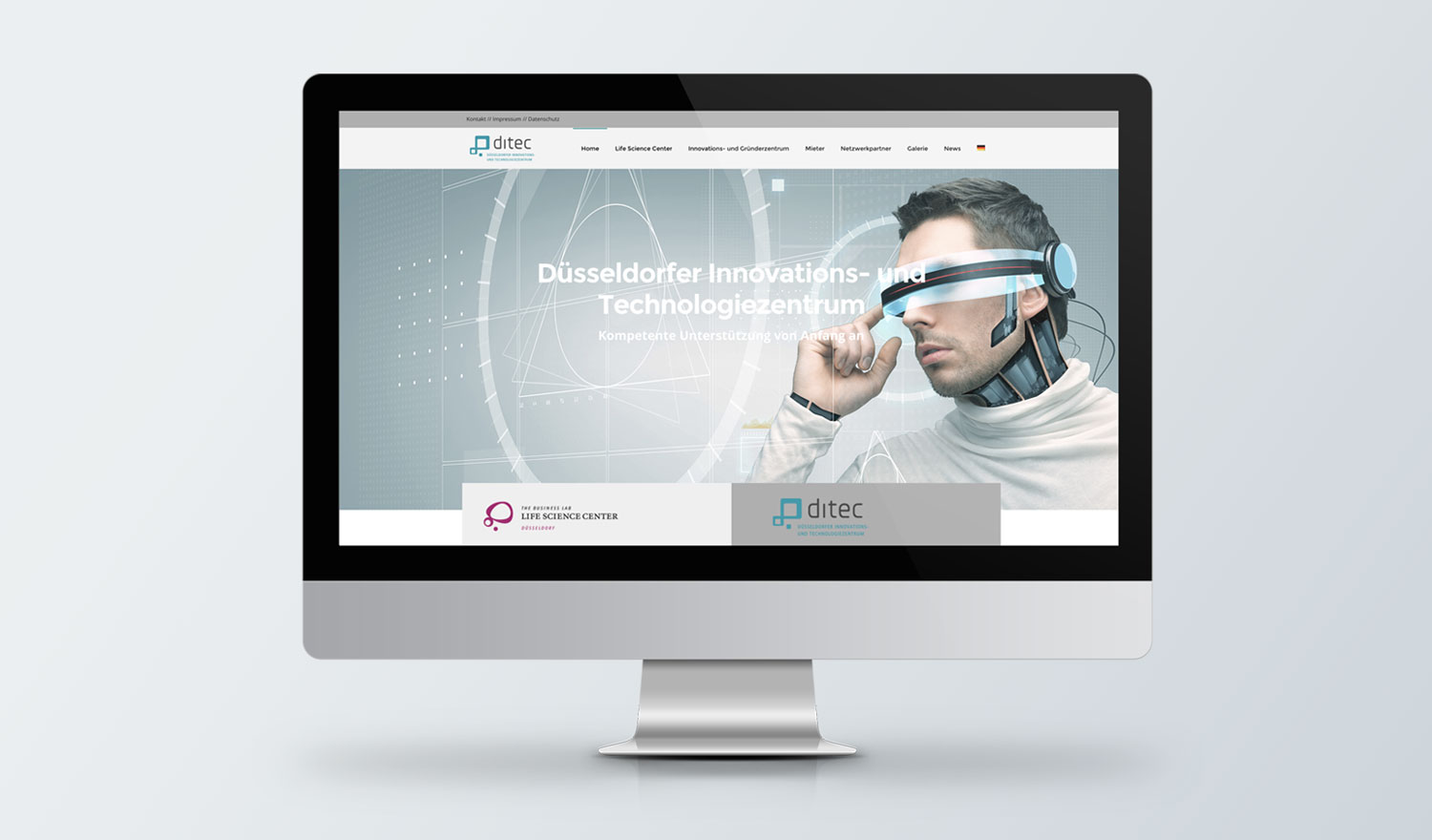 Screenshot Website ditec