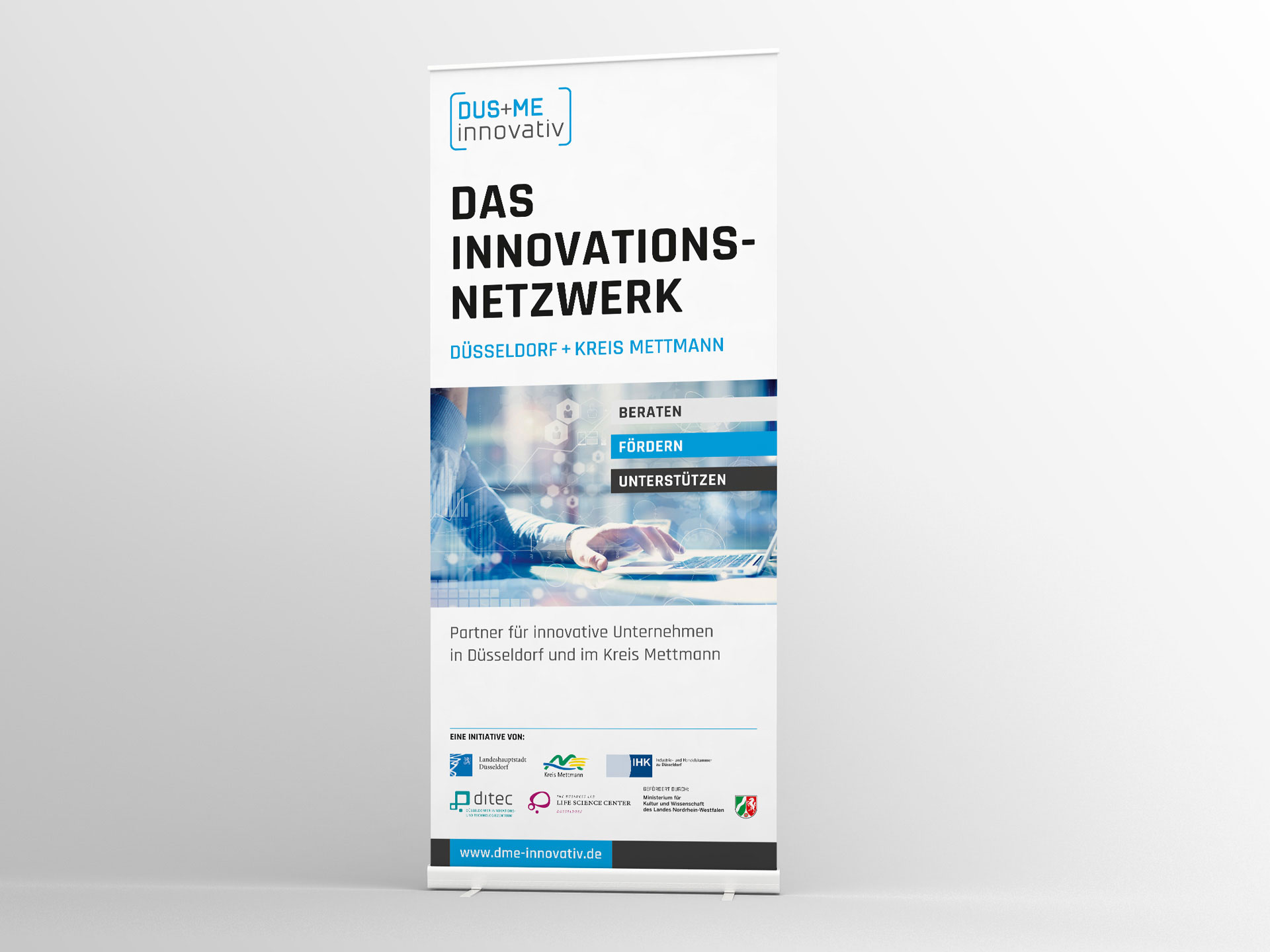 DUS+ME innovativ: Roll-up